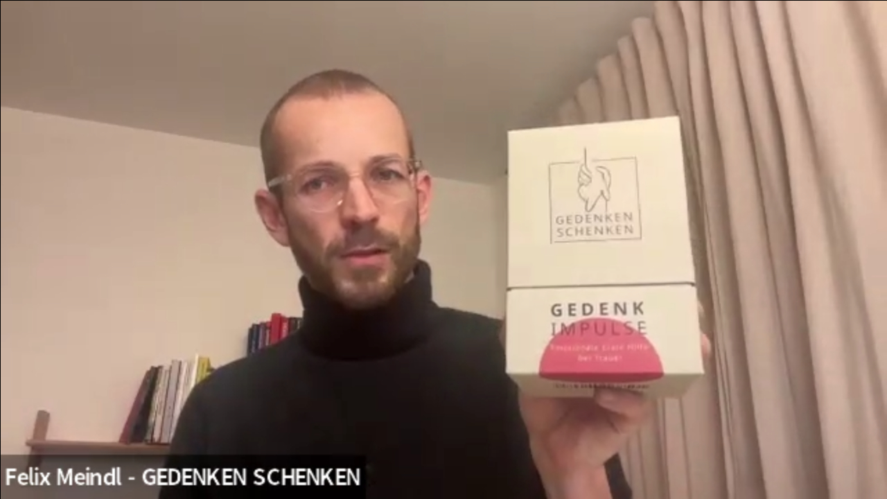 Gedenkenschenken: Karten-Set für Trauerbegleitung im SMARTB4 Talk